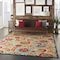 Homeroots 7 x 10 ft. Multi Color Mediterra Indoor & Outdoor Area Rug 384801 - alternate 7